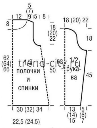 Розовый пуловер спицами из мохера