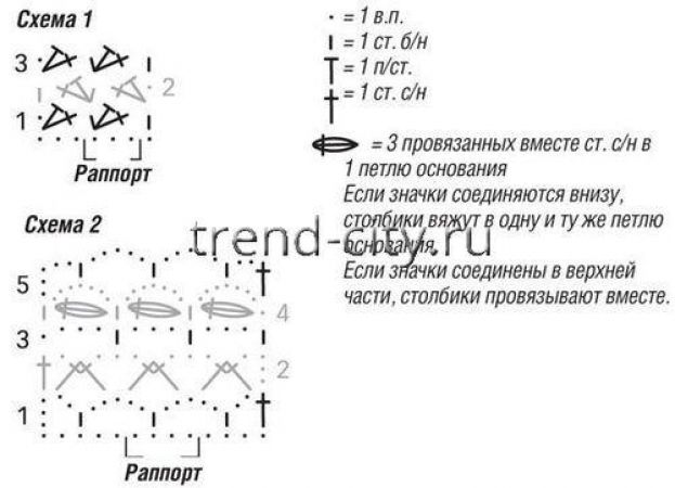 Джемпер крючком  в светлых тонах