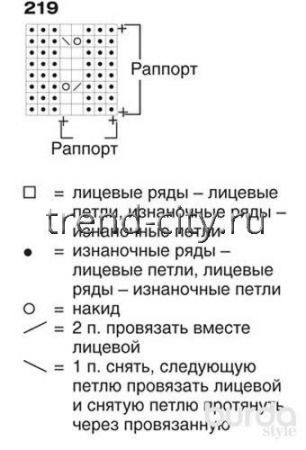 Летний топ спицами с рельефным верхом