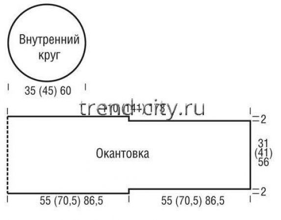 Большая напольная подушка спицами