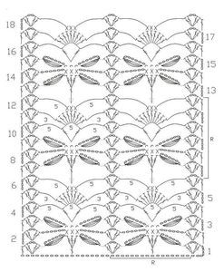 Ажурный узор крючком 59