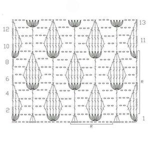 Ажурный узор крючком 68