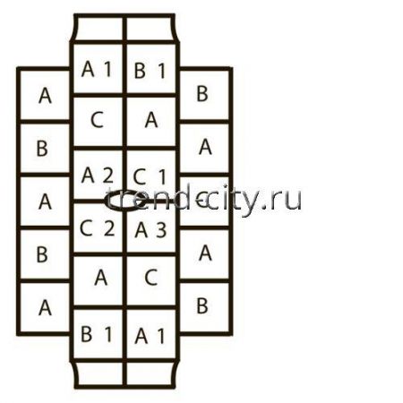 Пончо спицами с воротником гольф