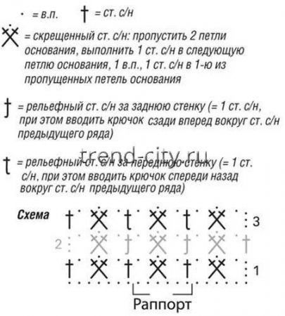 Топ крючком с воротником-цепью