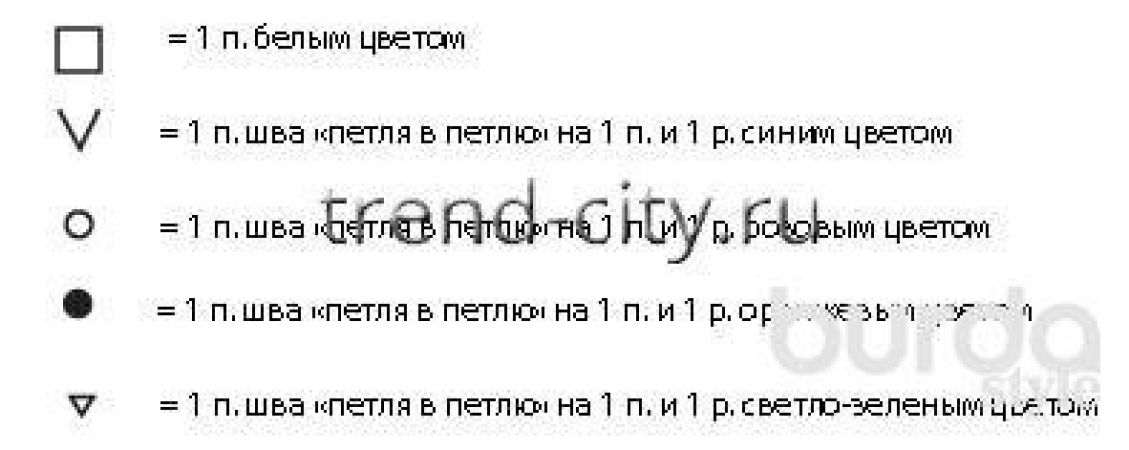 Подушка спицами с цветочным орнаментом