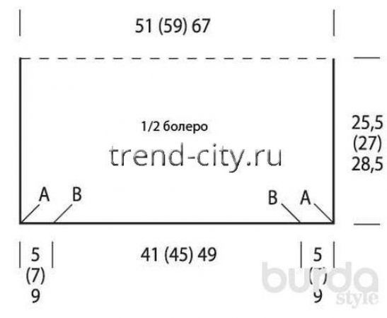 Болеро крючком из хлопковой пряжи