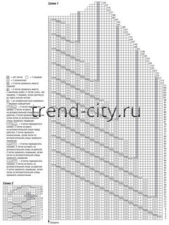 Свитер спицами с узором из кос