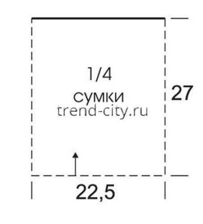 Разноцветная сумка крючком