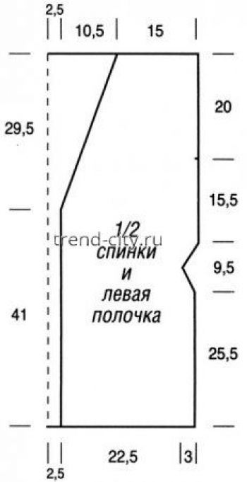 Женский коричневый мохеровый жилет спицами