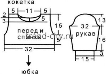 Платье спицами и ободок с бантом для девочки 1,5-2,5 года