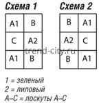 Пончо спицами в технике пэчворк