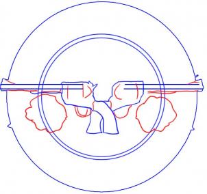 kak narisovat pistoletyi i rozyi0276