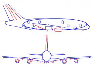 kak narisovat samolet0960