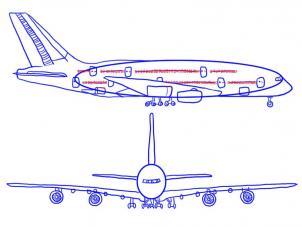 kak narisovat samolet0960