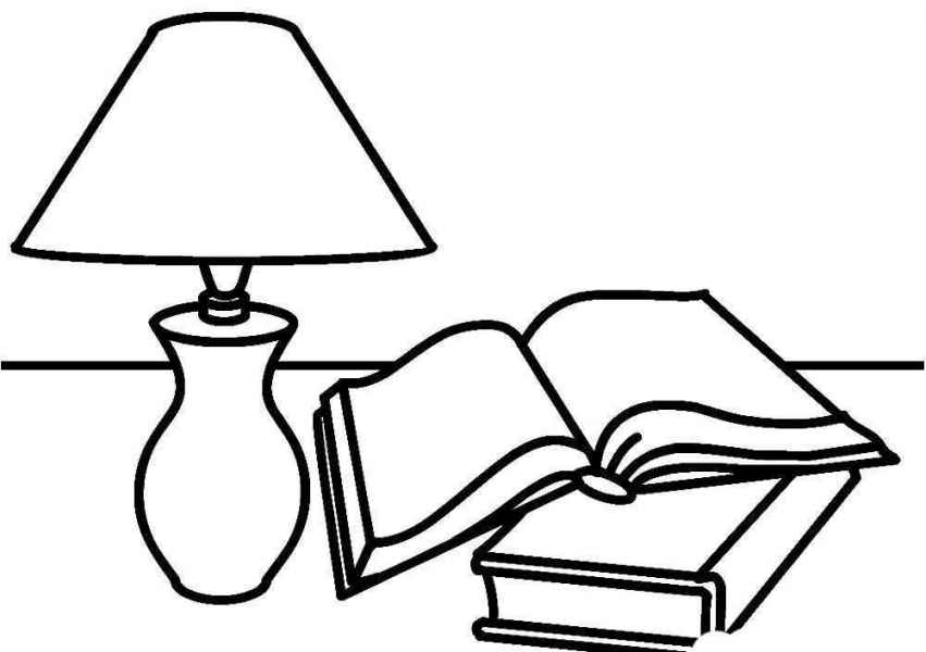 Книга на столе