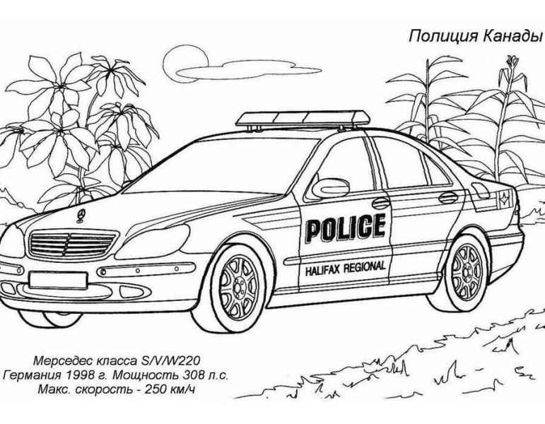 Полицейская машина