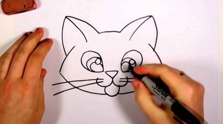 Рисунок котика