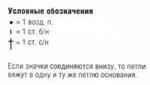 Ажурный узор крючком № 4075